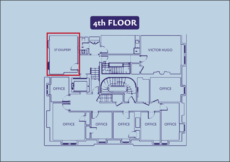 The St. Exupéry Room floor plan